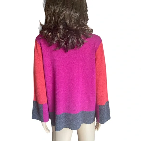 New! Kinross Cashmere Women's Purple /grey
Sweater size XL - Picture 5 of 13